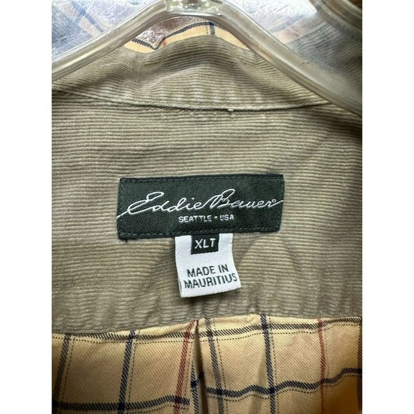 Eddie Bauer Men's Long‎ Sleeve Button Up Size XLT - Picture 2 of 4